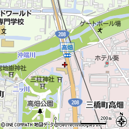 福岡県柳川市三橋町高畑11周辺の地図