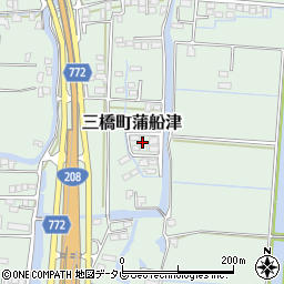 福岡県柳川市三橋町蒲船津801周辺の地図