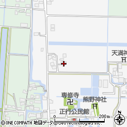 福岡県柳川市三橋町正行105周辺の地図
