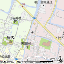 福岡県柳川市西浜武1027周辺の地図