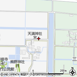 福岡県柳川市三橋町正行187周辺の地図