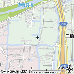 福岡県柳川市三橋町蒲船津274周辺の地図