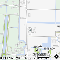 福岡県柳川市三橋町正行12-2周辺の地図