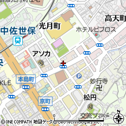 長崎県佐世保市宮崎町周辺の地図