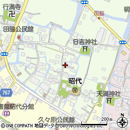 福岡県柳川市田脇941周辺の地図