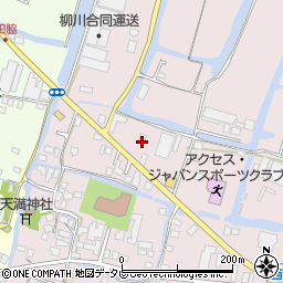 福岡県柳川市西浜武1007-1周辺の地図