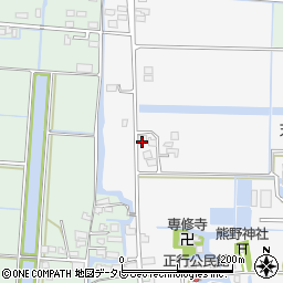 福岡県柳川市三橋町正行12周辺の地図