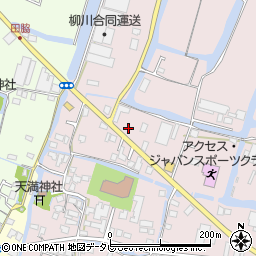 福岡県柳川市西浜武1007周辺の地図