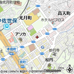 長崎県佐世保市宮崎町3周辺の地図