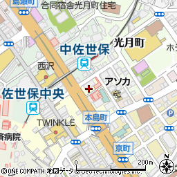 長崎県佐世保市本島町2周辺の地図