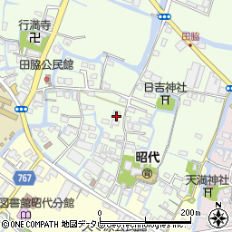 福岡県柳川市田脇899周辺の地図