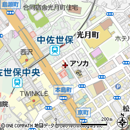 長崎県佐世保市本島町2-11周辺の地図
