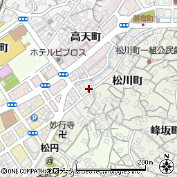 広滝デンキ松川店周辺の地図