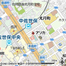 長崎県佐世保市本島町2-10周辺の地図