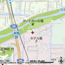 福岡県柳川市三橋町高畑38周辺の地図