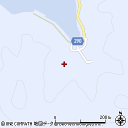 愛媛県宇和島市日振島327周辺の地図