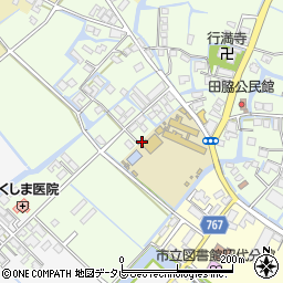 福岡県柳川市田脇807周辺の地図