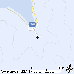 愛媛県宇和島市日振島335周辺の地図