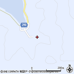 愛媛県宇和島市日振島392周辺の地図