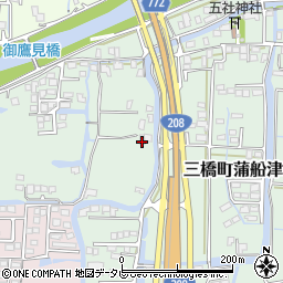 福岡県柳川市三橋町蒲船津1273周辺の地図