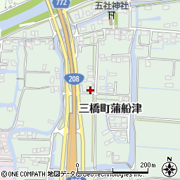 福岡県柳川市三橋町蒲船津758-4周辺の地図