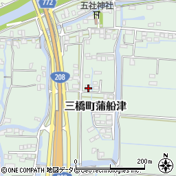 福岡県柳川市三橋町蒲船津796周辺の地図