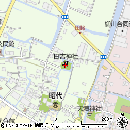 福岡県柳川市田脇946周辺の地図