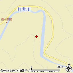 打井川周辺の地図