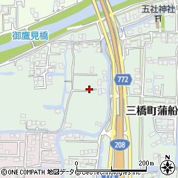 福岡県柳川市三橋町蒲船津664周辺の地図