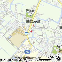 福岡県柳川市田脇823周辺の地図