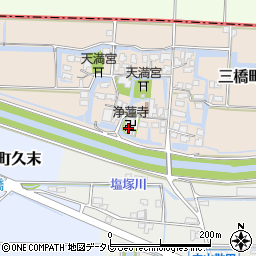 福岡県柳川市三橋町新村269周辺の地図