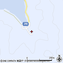 愛媛県宇和島市日振島422周辺の地図