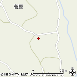 大分県玖珠郡九重町菅原134周辺の地図