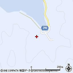 愛媛県宇和島市日振島284周辺の地図