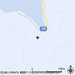 愛媛県宇和島市日振島322周辺の地図