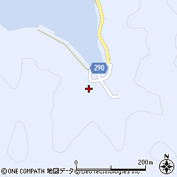 愛媛県宇和島市日振島320周辺の地図