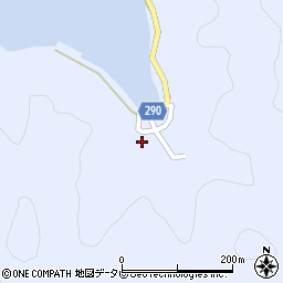 愛媛県宇和島市日振島318周辺の地図