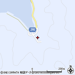 愛媛県宇和島市日振島401周辺の地図