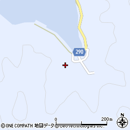 愛媛県宇和島市日振島290周辺の地図