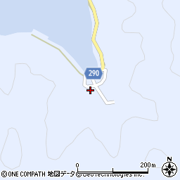 愛媛県宇和島市日振島316周辺の地図