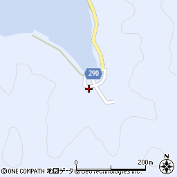 愛媛県宇和島市日振島317周辺の地図