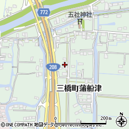 福岡県柳川市三橋町蒲船津760周辺の地図