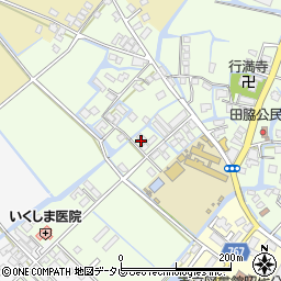 福岡県柳川市田脇803周辺の地図