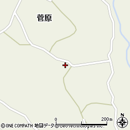 大分県玖珠郡九重町菅原3206周辺の地図