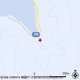 愛媛県宇和島市日振島418周辺の地図