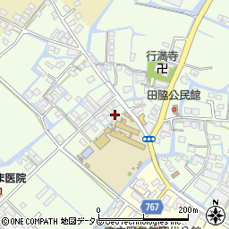 福岡県柳川市田脇816周辺の地図