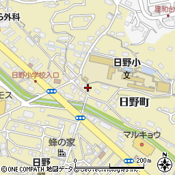 長崎県佐世保市日野町3周辺の地図