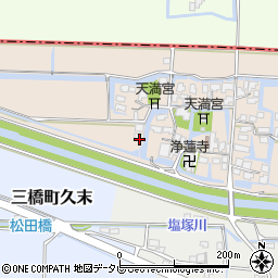 福岡県柳川市三橋町新村87周辺の地図