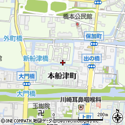 福岡県柳川市三橋町柳河988-20周辺の地図