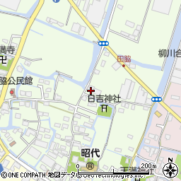 福岡県柳川市田脇951周辺の地図